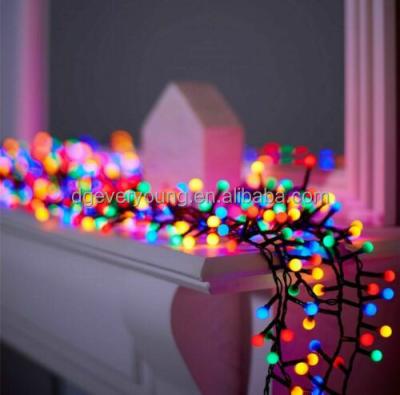 China Type Christmas Rubber Wedding Party Holiday Holiday Party Decorative Cable RGB LED String Lights Decoration String Lighting for sale