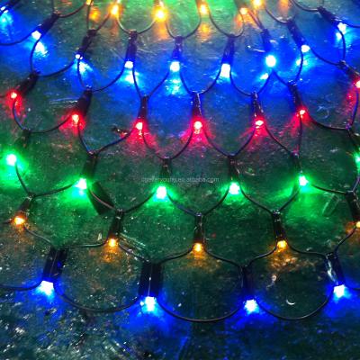 China 110v RGYB 8 Modes NET LED Mesh String String Light Fairy Christmas Party Wedding Lights Holiday Lighting for sale