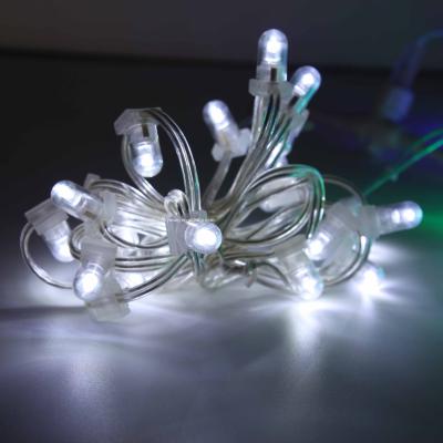 China IP65 IP44 12V 100m Crystal Garland Clip Led String Fairy 666 Led String Fairy Lights New Year Christmas For Wedding Decoration for sale