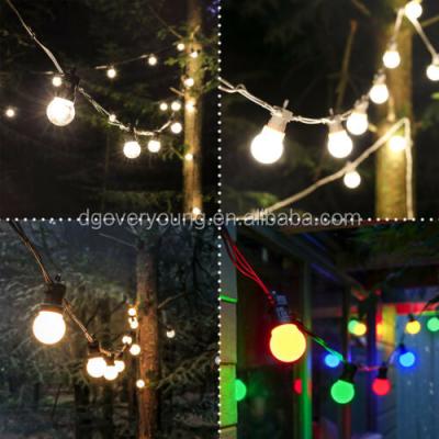 China 10m Type Vintage E27 B22 String Bulbs Scallop LED String Lights Wedding Outdoor Garden Lighting Party Christmas Room Fitting Decoration for sale