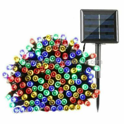 China Waterproof Solar Outdoor Holiday Xmas Garden Party Lights IP44 LED Wedding Patio Lamp Patio Fairy String for sale