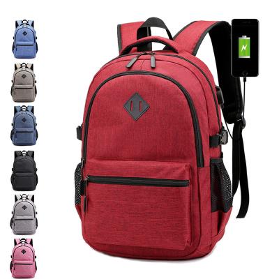 China With USB Wholesale Price Custom Logo Durable Business Travel Waterproof 15.6 Inch Laptop Backpack With USB for sale