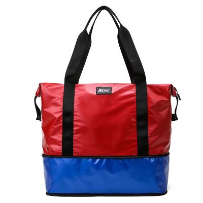 China China Manufacturer New Product Expandable Gym Women Sports Foldable Hand Carry Travel Bag Water Resistant for sale