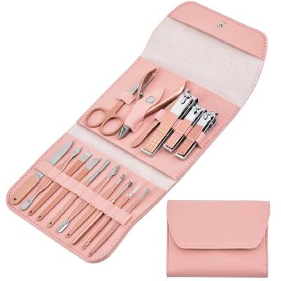 China Stainless+PU leather case 2021 new top class style manicure safety promotional bodx for sale