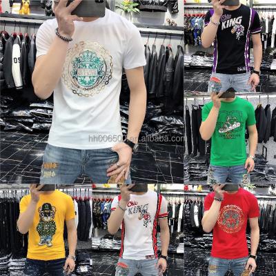 China wholesale Anti-Wrinkle Custom 100 Cotton Casual Short Sleeve Men's T-shirt Top Ordinary Men's T-shirt wholesale for sale