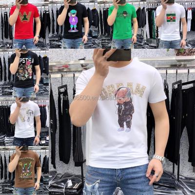 China new Anti-wrinkle fashion printing men's clothing cool T-shirt short sleeve men's leisure T-shirt factory wholesale for sale