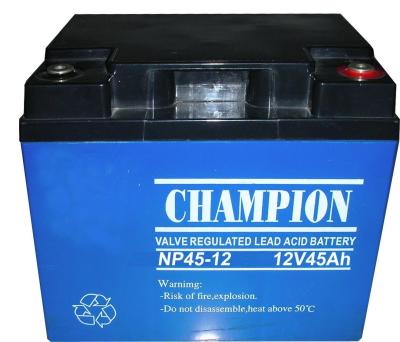 China Champion12V45AH AGM battery Champion 12V45AH Lead Acid Battery UPS battery VRLA Battery for sale