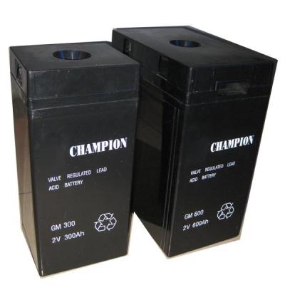 China Champion 2V300AH AGM battery 2V300AH Lead Acid storage battery UPS battery manufacture for sale