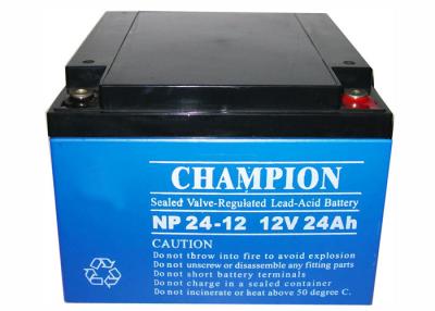 China China Champion Battery  12V24Ah NP24-12 Lead Acid AGM Battery VRLA Battery, SLA Battery for sale