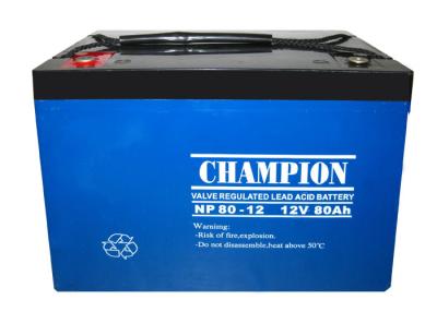 China China Champion Battery  12V80Ah NP80-12 Lead Acid AGM Battery VRLA Battery, SLA Battery for sale