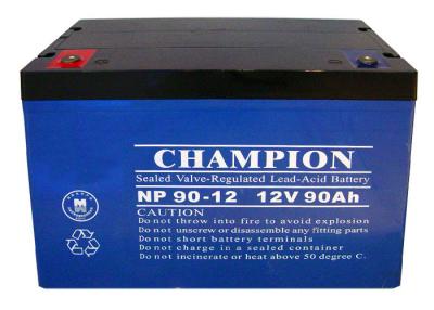 China China Champion Battery  12V90Ah NP90-12 Lead Acid AGM Battery VRLA Battery, SLA Battery for sale