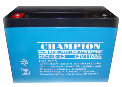 China China Champion Battery  12V110Ah NP110-12 Lead Acid AGM Battery VRLA Battery, SLA Battery for sale