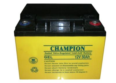 China China Champion Solar GEL Battery 12V50AH NP50-12-G Sealed Lead Acid Solar GEL Battery, Deep Cycle Solar GEL Battery for sale