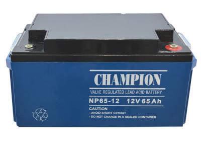 China China Champion UPS Battery 12V65Ah NP65-12 Lead Acid AGM Battery VRLA Battery, SLA Battery for sale