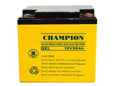 China China Champion Deep Cycle Battery 12V26AH NP26-12-G Sealed Lead Acid Solar GEL Battery for sale