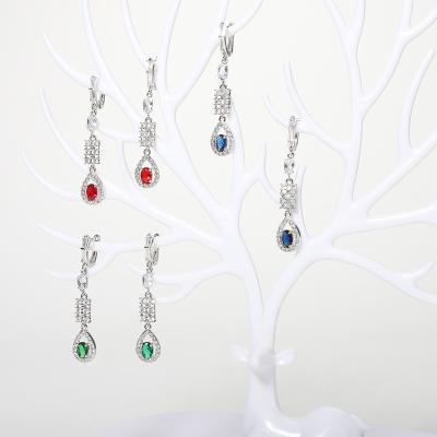 China FASHIONABLE New Products 2022 Luxury Jewelry Gift Zircon Party Wedding Earrings For Women for sale