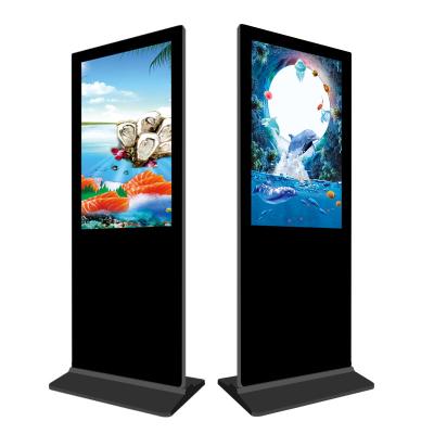 China 55 Inch Indoor High Definition PC Super Slim 42 Built In LCD Display Totem For Advertising for sale