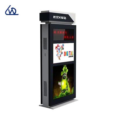 China Waterproof outdoor touch ip65 55 inch digital signature kiosk bus outdoor stop tft outdoor enclosure for station for sale