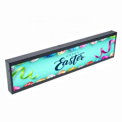 China 38.5 Inch High Definition Ultra Thin Wall Mounted Commercial Wide Screen Advertising Screen for sale