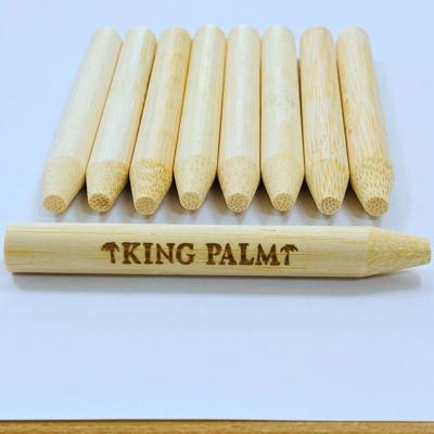 China Easily Cleaned 7.0mm Short Thick Bamboo Stick Small Skewer From Hot Burn Logo For Special Usage for sale