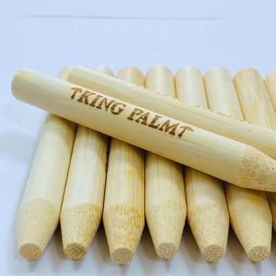 China Easily Cleaned Wrapping Stick Customized Hot Footprint Bamboo Sticks For Pre-Roll Cone Wrap for sale