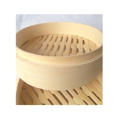 China Factory Direct Sales 8In Viable Custom Natural Color 12 in Mini Bamboo Steamer for sale