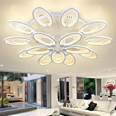 China Fashion Ceiling Light For Dining Room Hotel Modern Flat Ceiling Lamp Led Light for sale