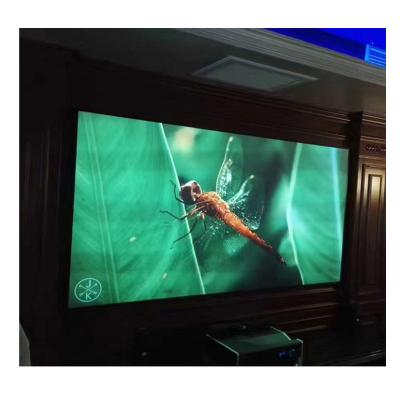 China Ambient Light Rejection Hot Selling Customized 84 Inch Fixed Frame Pet Projector Screen ALR 4k Crystal Short Throw Screen for sale