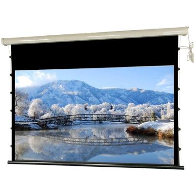 China 16:9 Hot Sale HD 120 Inch Soft White Electric Tab Projector Electric Tension Screen for sale