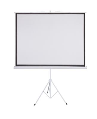 China Wholesale High Quality 4:3 100inch Portable Matte White Portable Tripod Project Screen for sale