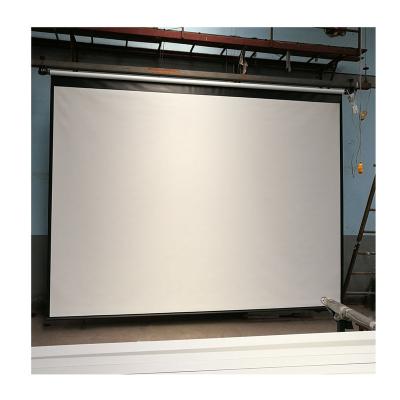 China 200 Inch 16:9 4:3 Matte White Motorized Projector Large Electric High Quality Projection Screen 200 Inch for sale