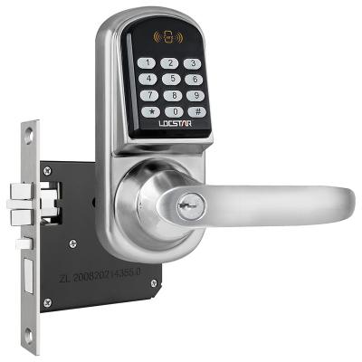 China Electronic Smart Mechanical Key Hotel Card Electronic Hotel or Hotel Digital Renovation Password Password Lock Small Electric Deadbolt Lock for sale