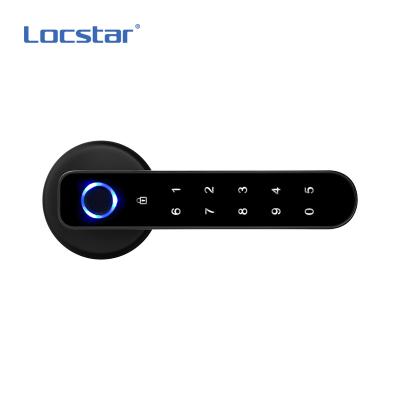 China Smart Digital TTlock Locstar Wifi Card Bedroom Door Lock Zinc Alloy Non-contact Cylinder Smart Lock for sale