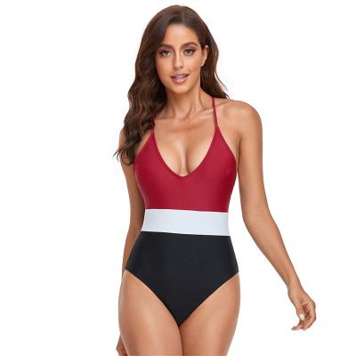 China Swimwear 2023 Women's Swimwear Monokini Strappy Sexy Backless Solid Bodysuit Breathable One Piece Swimsuit Brazilian Female Swimwear for sale