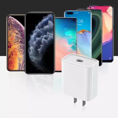 China Hot Selling For iPhone 12/13 Fast Charging Manufacturer iPhone 12/13 Pro Type C Charger Adapter 20W Palladium Wall Fast Charger USB Charger for sale