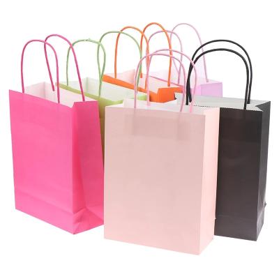 China Recyclable Gift Bag Craft Paper Wrapping Packaging Customized Logo Business Shopping Bag for sale