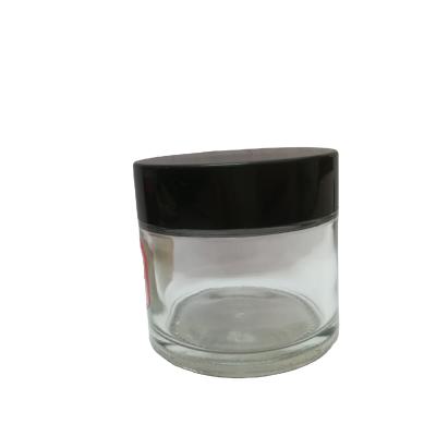 China Wholesale 50g Cosmetic Clear Cosmetic Glass Cream Jar for sale