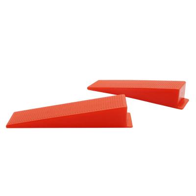 China Factory Supply Modern Wedges Red Thickened Plastic Wedges For Building Tile Leveling System for sale