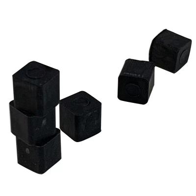 China Other factory hot sale pvc rubber block block ceramic tile cushion plastic block tile back trims rubber protection tile for sale