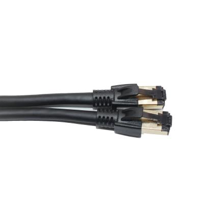 중국 Cat8 SSTP Patch Cord 26AWG BC Pure Copper Cat8 Patch Cables RJ45 Connectors 판매용