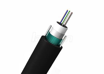 China Loose Tube OM4 Multimode Optical Fiber Cable , 50 / 125 Fiber Optic Outdoor Cable for sale