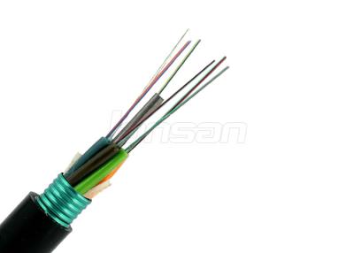 China One Layer PE Jacket Armoured Outdoor Cable , GYFTS Single Mode Armored Fiber Cable for sale