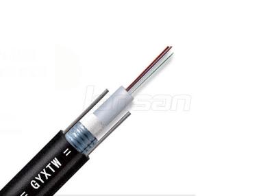 China OM4 Om4 Multimode Fiber Cables 24 Core , PE Jacket Outdoor Optical Fiber Cable for sale