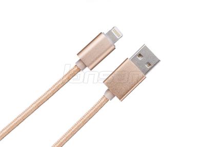 China cabo de carregamento isolado de nylon de 1m micro USB, cabo da sincronização dos dados de USB para o móbil de Android à venda