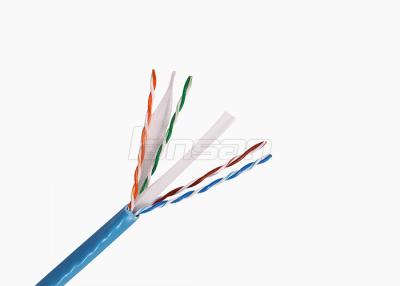 China 4P verdrehte festes kupfernes Netz-Ethernet-Kabel Cat6 Lan Cable 350Mzh zu verkaufen