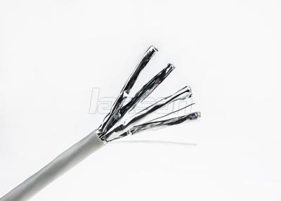 Cina Doppio rivestimento di PVC di rame nudo di twisted pair 4 di Lan Cable 0.57mm del gatto 7 dello schermo in vendita