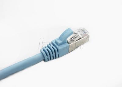 China Cordón de remiendo protegido de la red del gigabit el 10FT del cable de Ethernet de la categoría 7 de SSTP 10 en venta