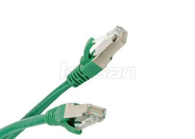 China Bare Copper Category 6a Cable , Round PVC STP Ethernet Cable 2m 3m 5m for sale