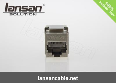 China Grau completo Toolles Cat7 Jack trapezoide do ftp RJ45 8p8c 180 do protetor à venda