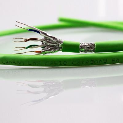 Китай Кабель Lan SFTP Cat6A, кабель 30V кабельной сети LAN 23AWG с курткой PVC 305M продается